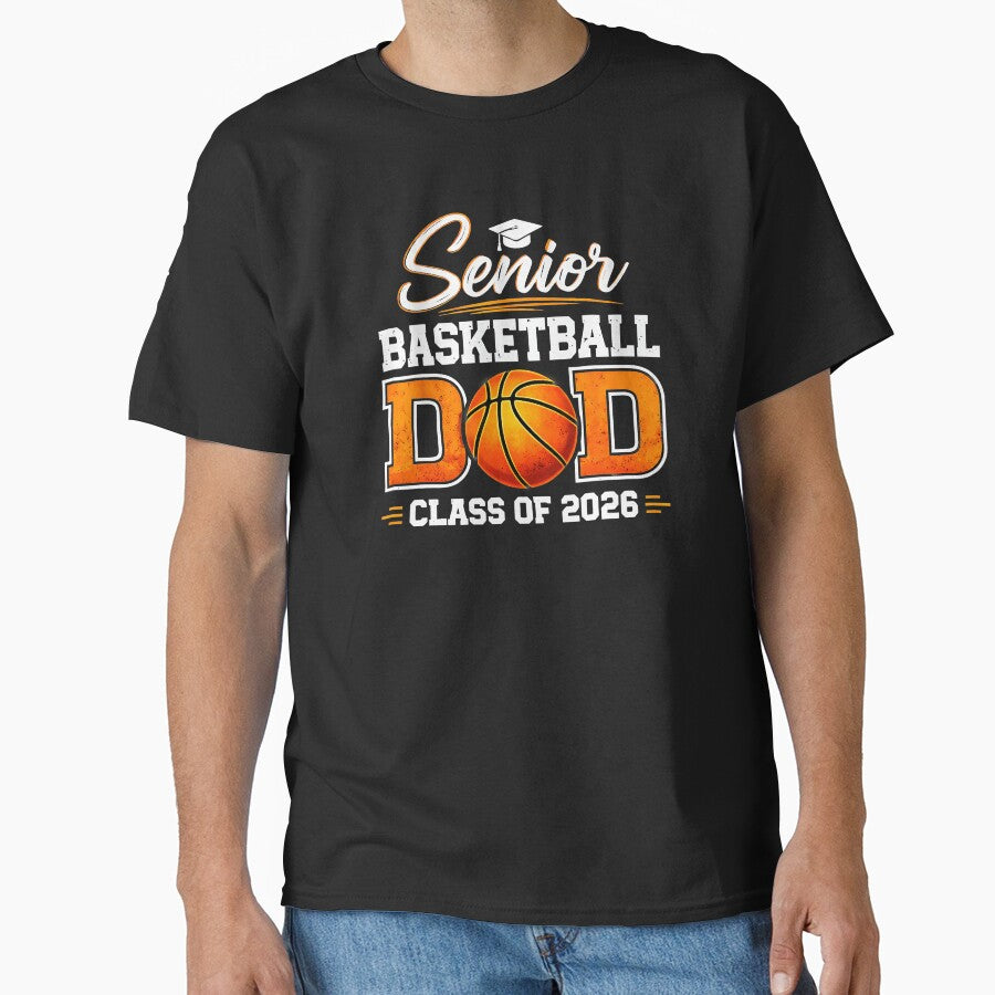 Senior Basketball Dad Class of 2026 Graduation Pride Sports Parent by allistermariam
