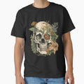 Skull And Roses Gothic Botany Illustration by mxelmurwemb46