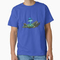 Glowing Bioluminescent Mushroom in Enchanted Moss by GrzywaM