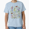 Wild meadows flowers and butterflies by Fairymeshop