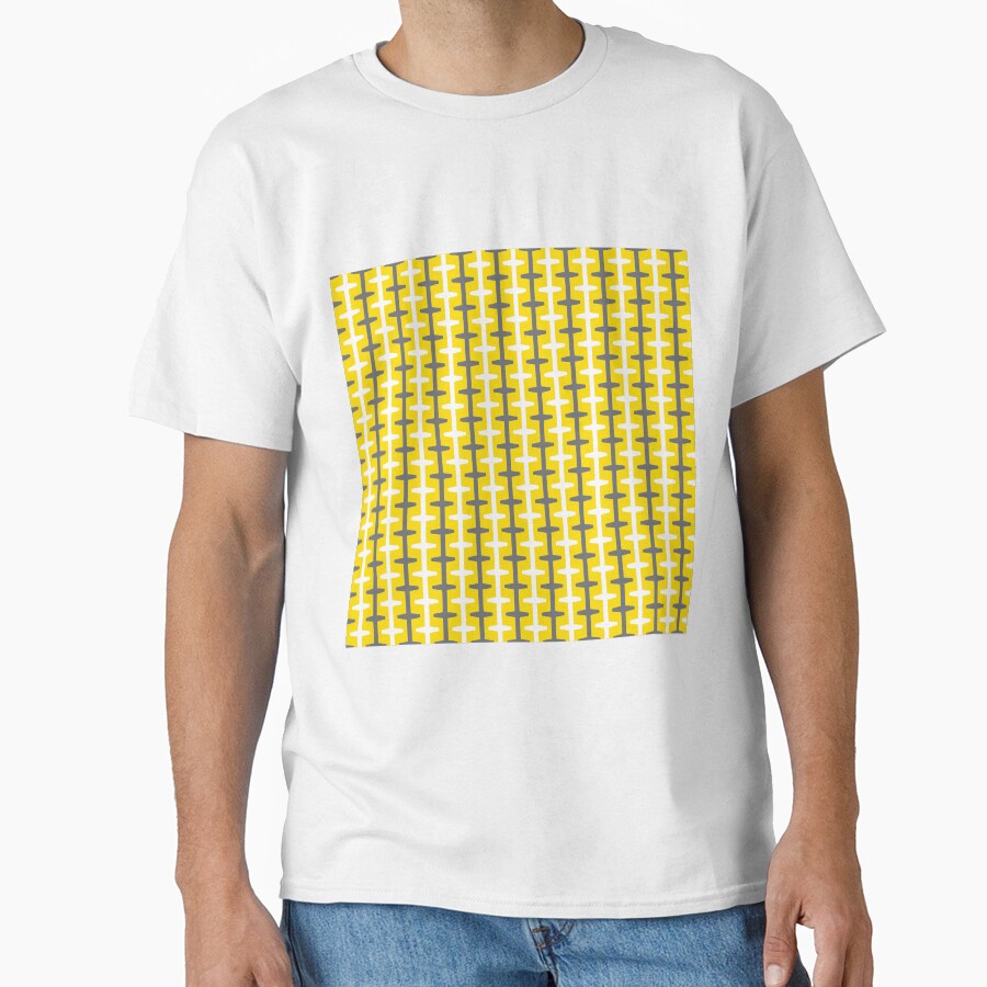 Geometric Pattern 208 (yellow gray) by Geometric Patterns