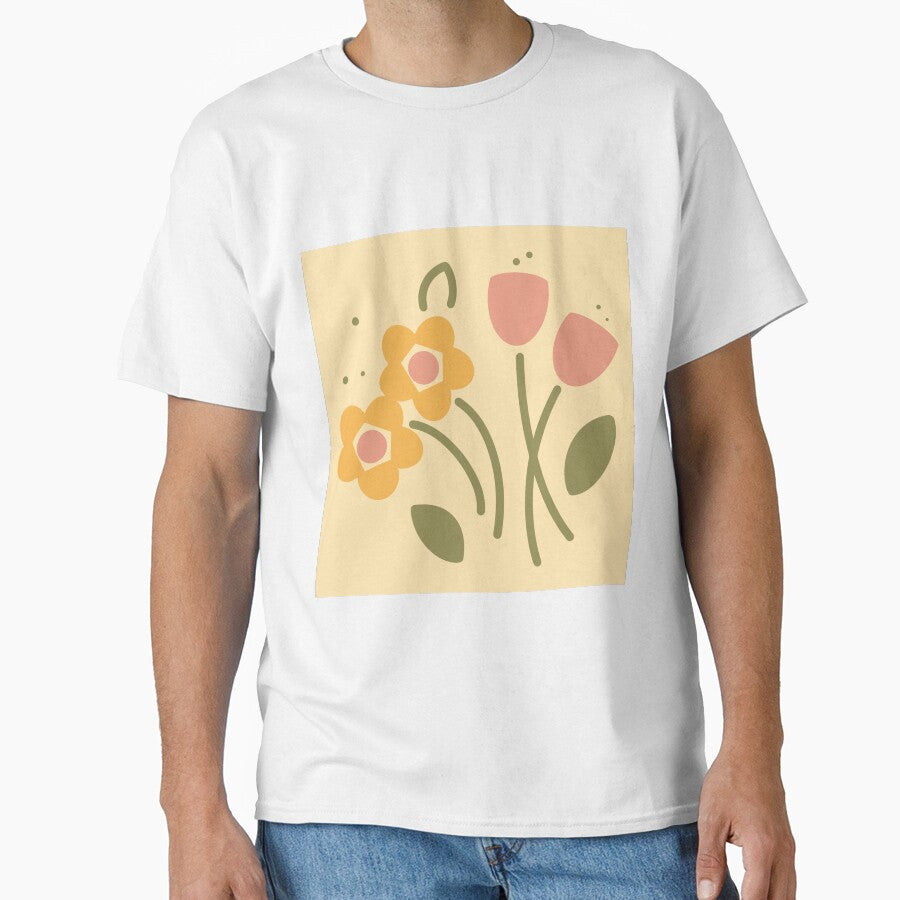 modern retro floral by Sara Frane