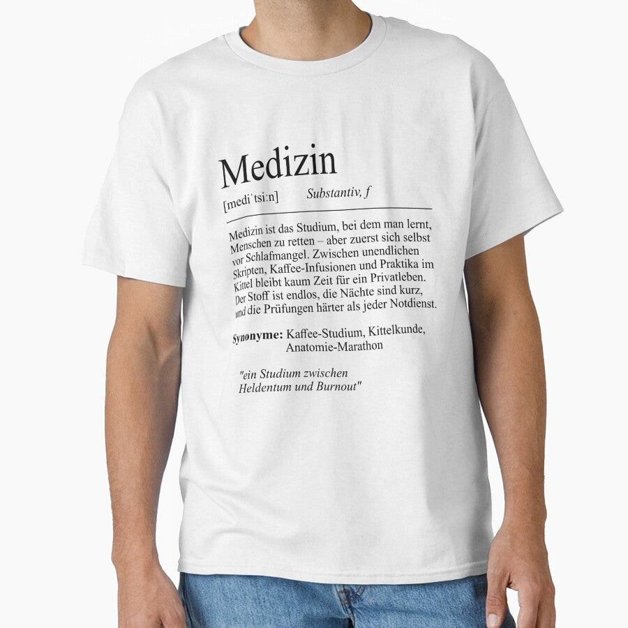 University motto "Medicine" student gift, student by Vorlesungsfrei