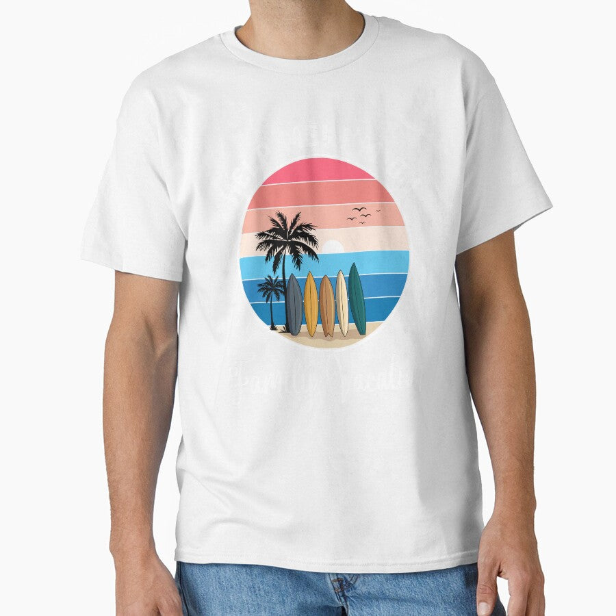 Help Me! I'm on Family Vacation Vintage Summer Beach Trip by thebest-2studio