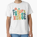 Retro Future Nurse Design in Green Tone by Reba Collins
