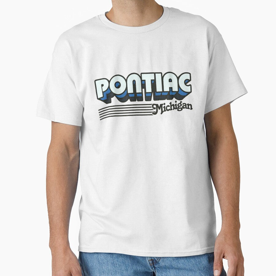 Pontiac, Michigan | Retro Stripes by retroready