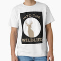 Into the Wildlife – Minimal Deer Silhouette Nature Design by IndianShopper