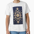 Golden Geometric Mandala of Sacred Balance by ArtivaNest
