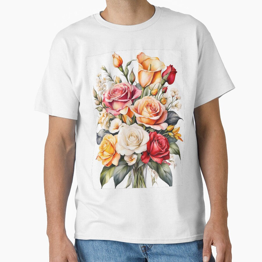 Eternal Elegance: Roses, Calla Lilies, Freesias, and Alstroemeria by Chicandcool