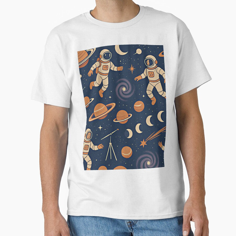 Science and STEM Retro Space Astronomy Design by dxange