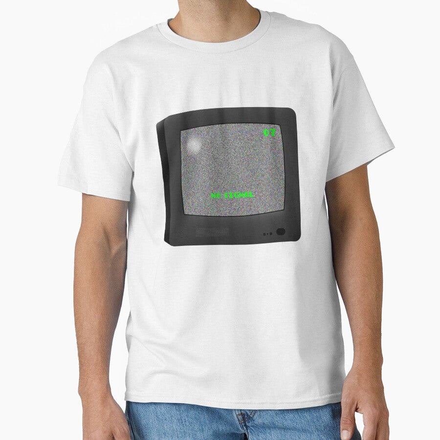 No Signal CRT TV Illustration – Retro Static Screen Aesthetic by DefektivPerfect