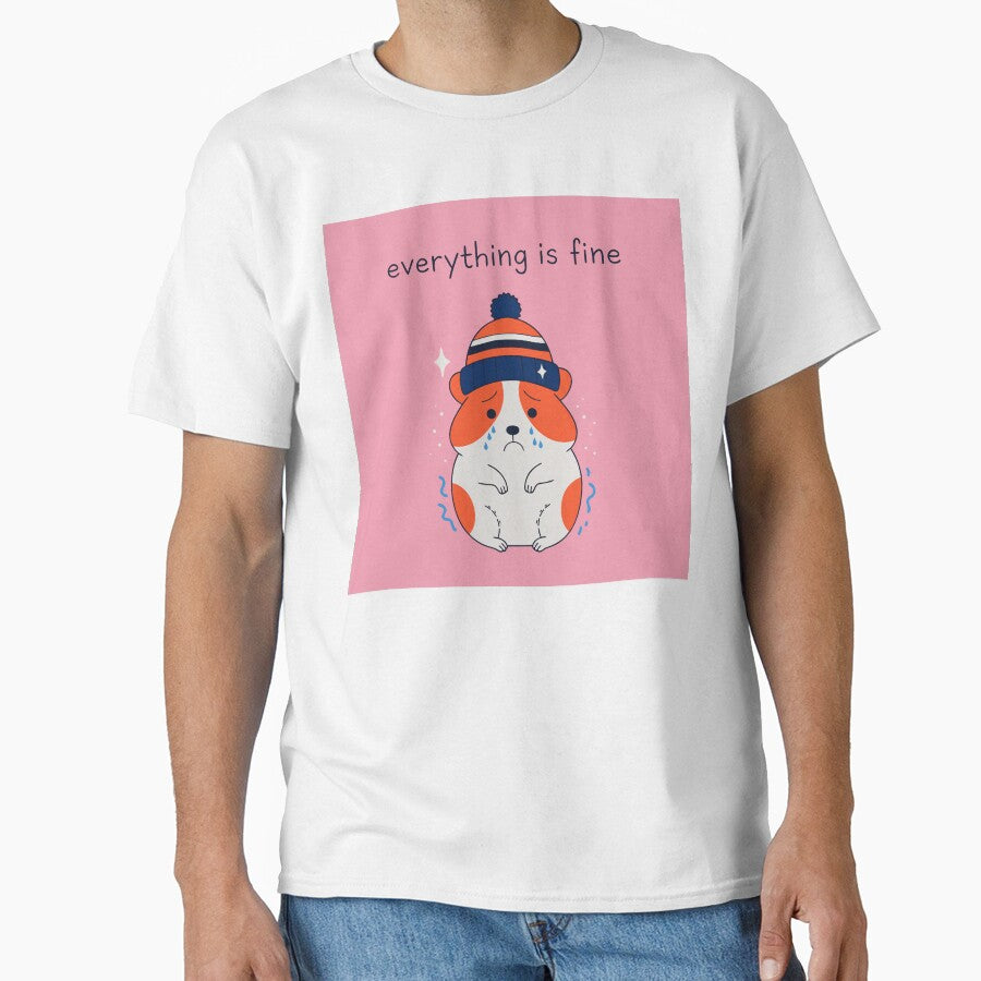Sad Crying Hamster Cute Meme Sticker by inkfusionhub99