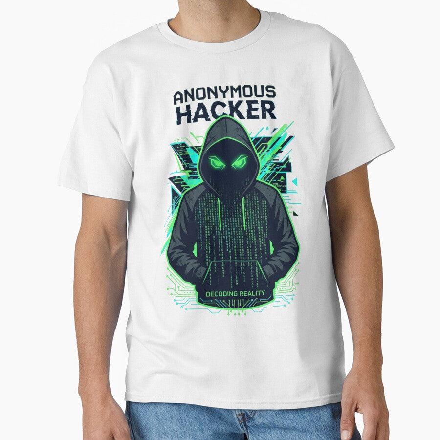 Cyber Ghost  Hacker Anonymous Shirt by KurtByteStudio