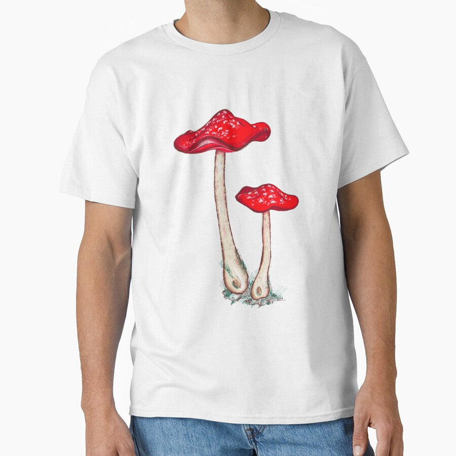 Mushrooms. Cute Agaric by Dina Stoianova