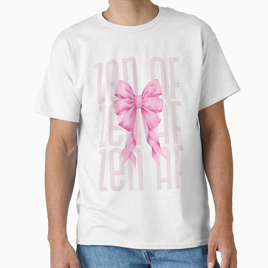 Zen AF cute pink vintage bow by SoulfulT