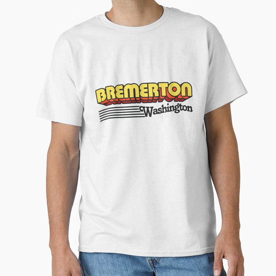 Bremerton, Washington | Retro Stripes by retroready