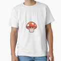Red and White Kawaii Mushroom – Cute Forest Sticker by Blueprint&co
