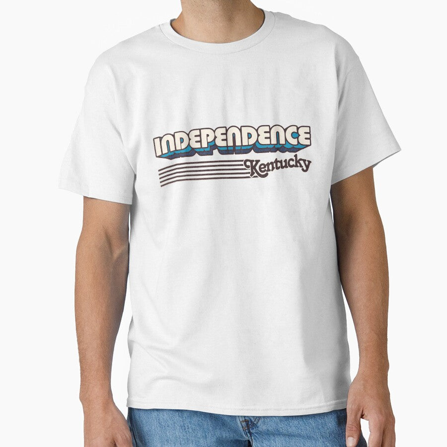 Independence, Kentucky | Retro Stripes by retroready