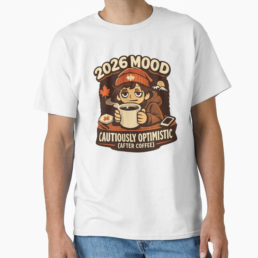 Mood 2026 Cautiously Optimistic (After Coffee) – Illustration Canadian Winter Coffee by mocci10
