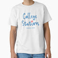 Love College Station Texas Typographic Design by Futurebeachbum