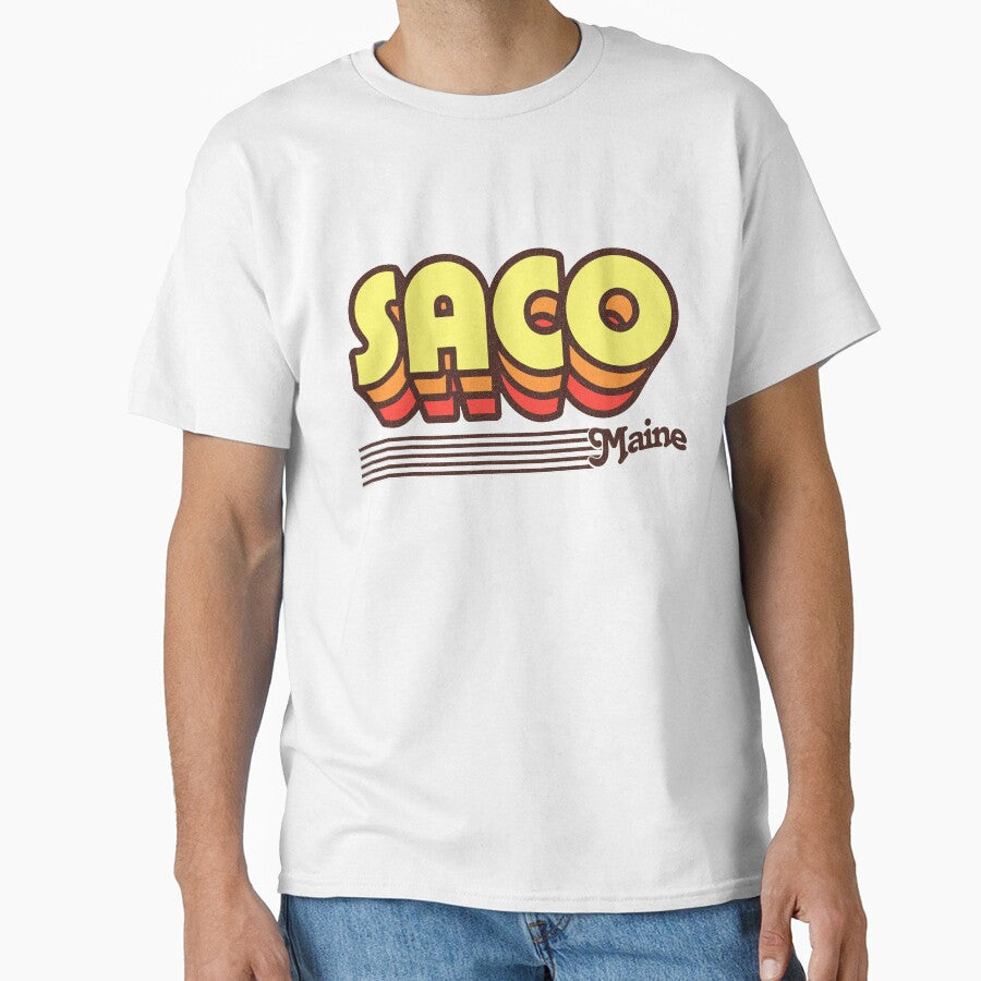 Saco, Maine | Retro Stripes by retroready
