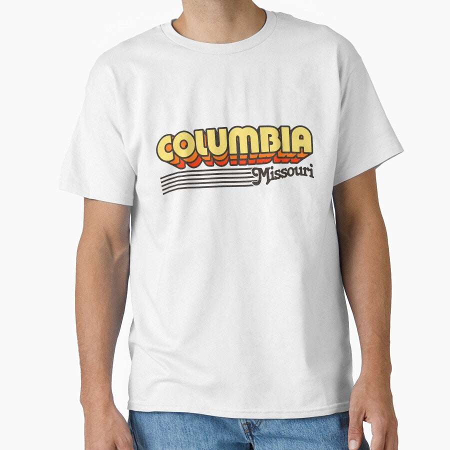 Columbia, Missouri | Retro Stripes by retroready