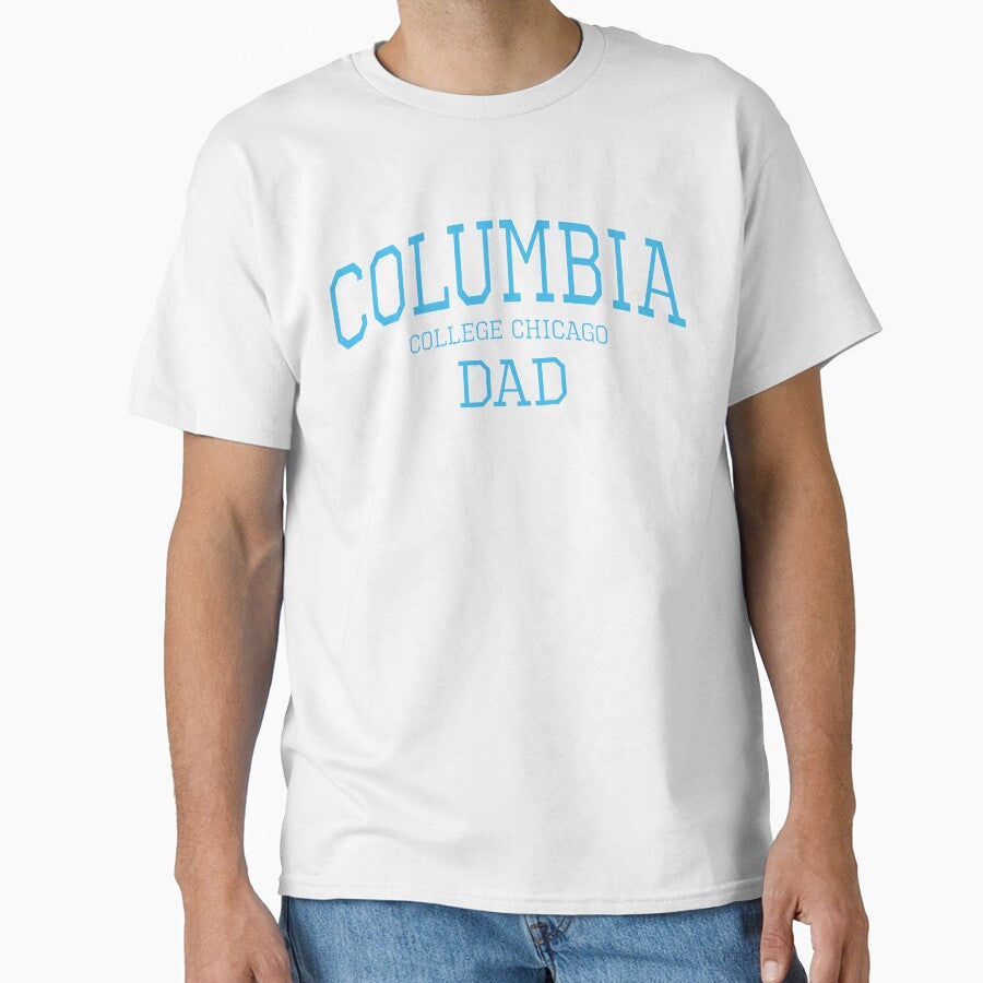 Columbia College Chicago Parent Dad High Quality Print (Blue) by blomdel