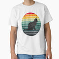 Retro Black Cat Sunburst Vintage Art by Zakrytos ★★★★★