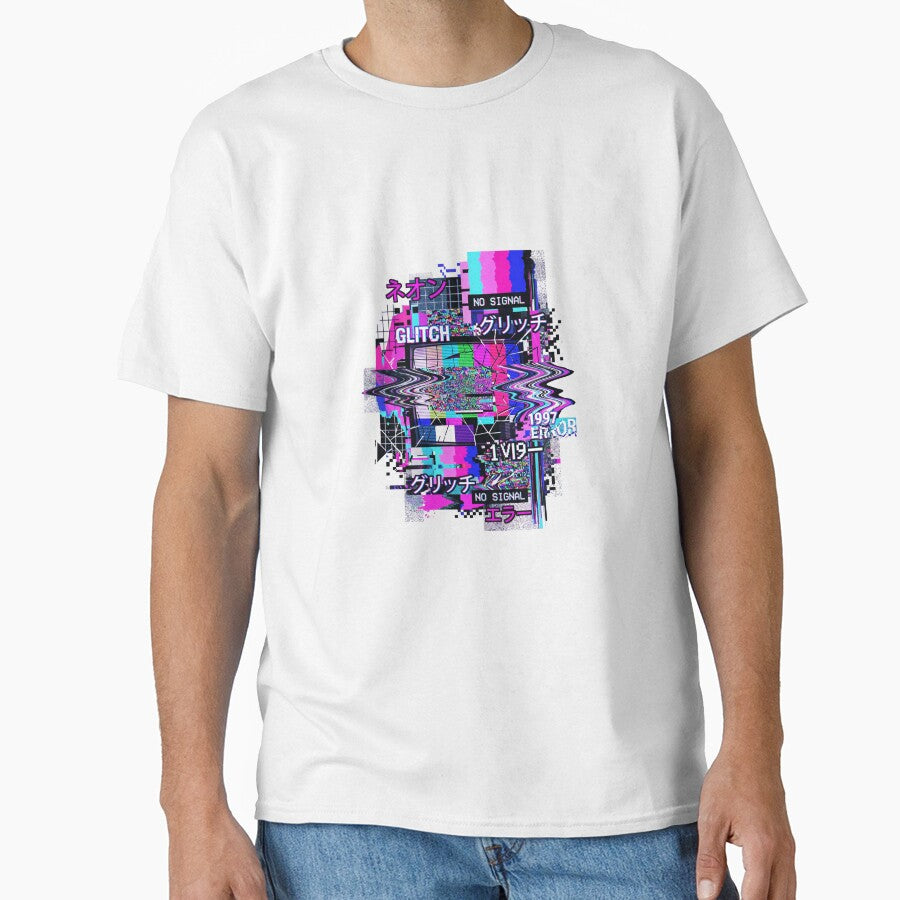 VHS Video Static Retro Glitch Art Analog 90s by PictoVibe