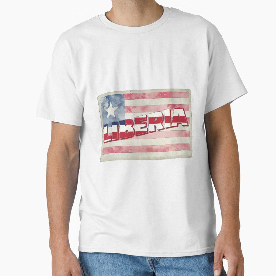 Liberia Vintage style retro souvenir by DeveloperProp0