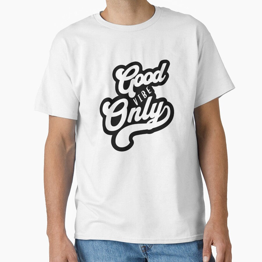Good Vibes Only – Retro Typography Positive Quote by WojcikDesigners