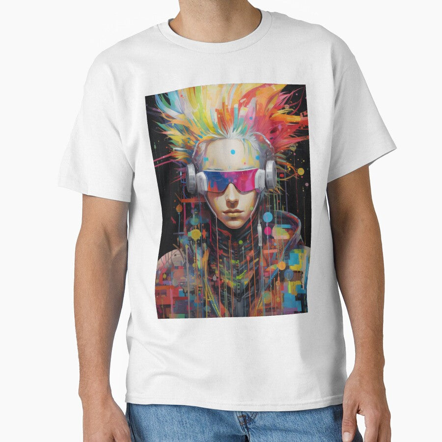 Hacker Prodigy - Cyberpunk Vaporwave Art | Anime Retro Aesthetic by AeonAcademy