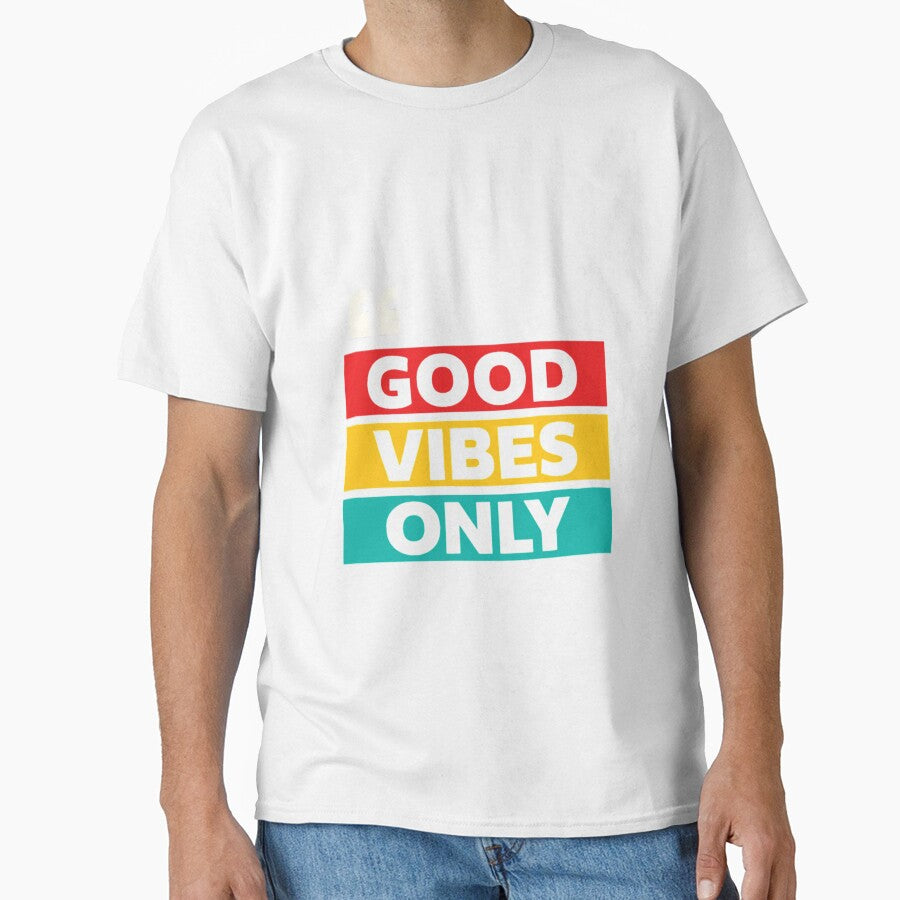 Good Vibes Only – Positive Motivational Quote Retro Design by ZAKE-store
