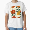 Retro Floral Bliss – Vintage-Inspired Flower Pattern by FoisonDesigns