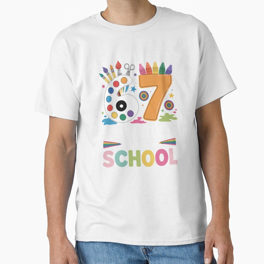 I Survived 67 Days of School - Teachers Students Art Class by Rrettgison