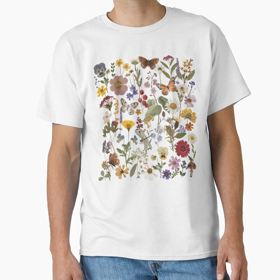 Pressed wildflowers vintage botanical design by Fairymeshop
