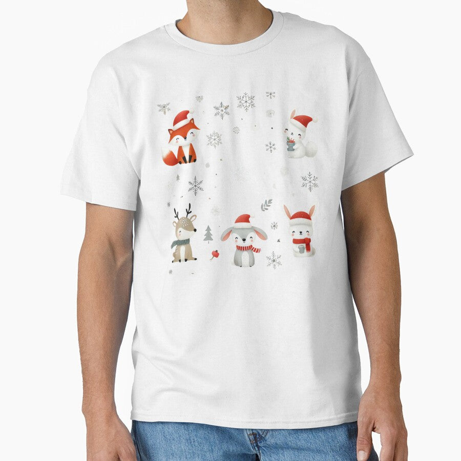 Cute Winter Animals Christmas Pattern by MJShop18