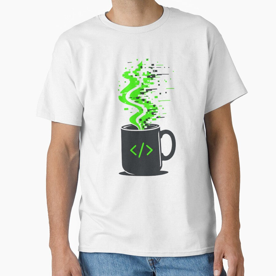 Glitch In The Matrix Funny Coffee System Error Corporate by PixelPublishing