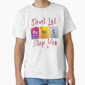 DONT LET PANIC STOP YOU - Positive, motivational, funny quotes written by chemical elements by VugArtShop
