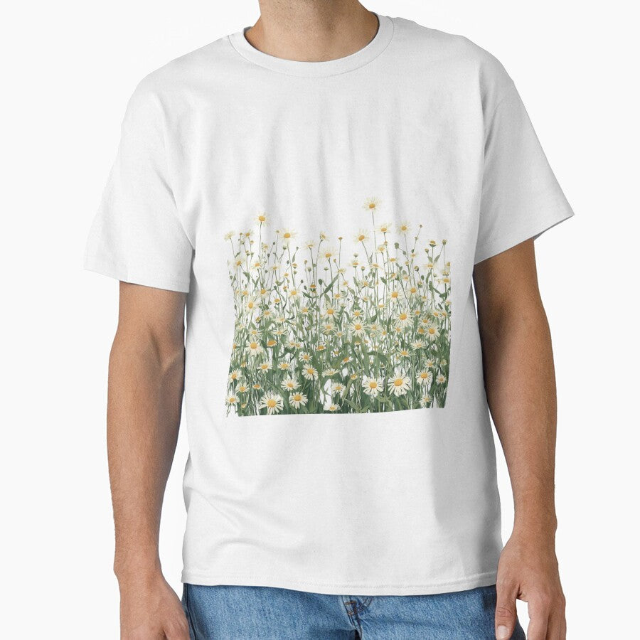 Wild Daisy Flower Field Aesthetic by PACS0011
