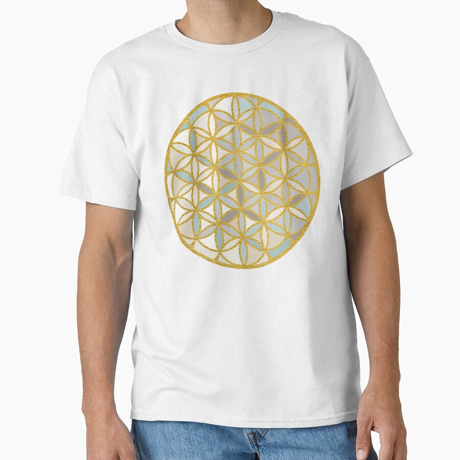 Sacred Geometry-Flower Of Life-Blues by Pamelandia