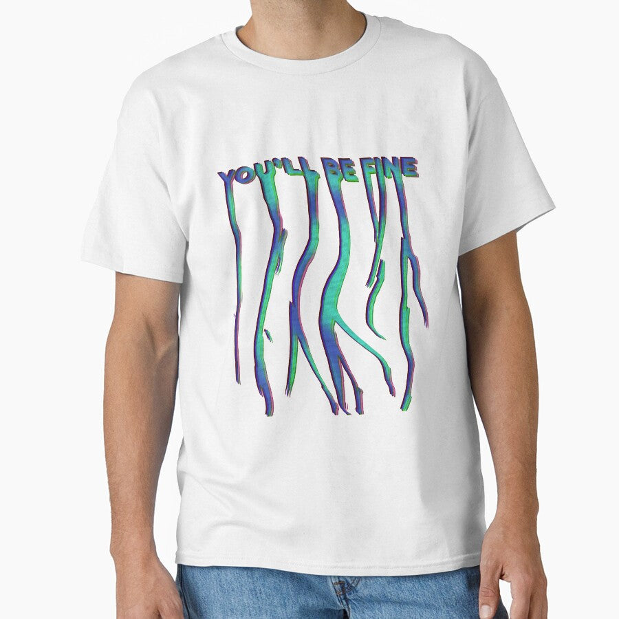 You'll be fine. Aesthetically pleasing Vaporwave Trippy Meme print by D-C-Designs
