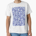 RETRO FLOWER POWER BLUE by blomastudios
