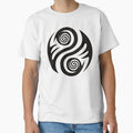 Retro Abstract Circle Pattern Digital Art by createdbycam