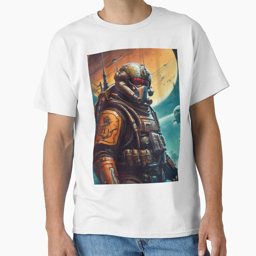 Space Trooper - Sci Fi Art concept by Delerat7