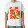 Groovy Abstract Flowers in Retro by fabinthelab
