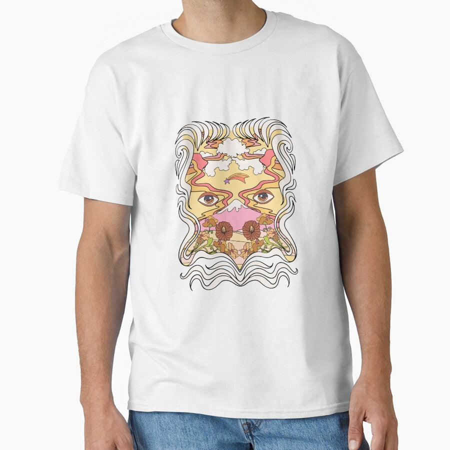 Psychedelic abstract face hippie style by NKTN