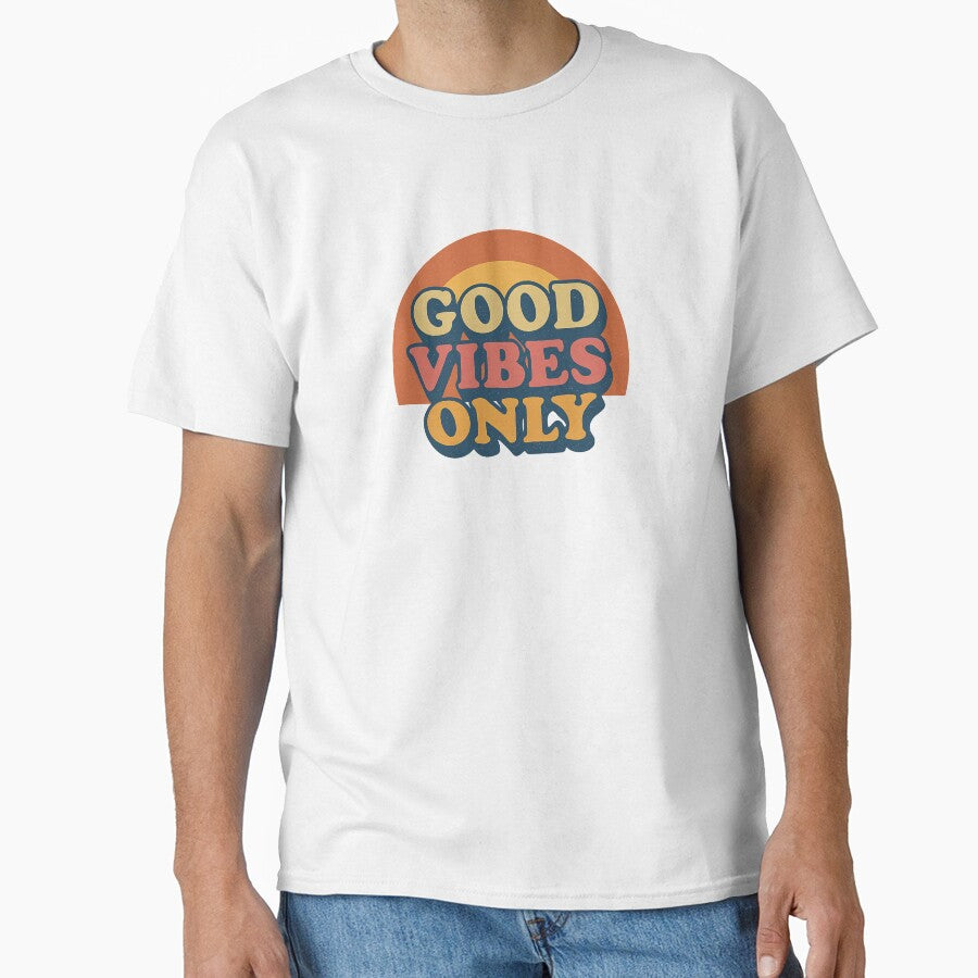 Good Vibes Only Retro Typography Design by 奇0904