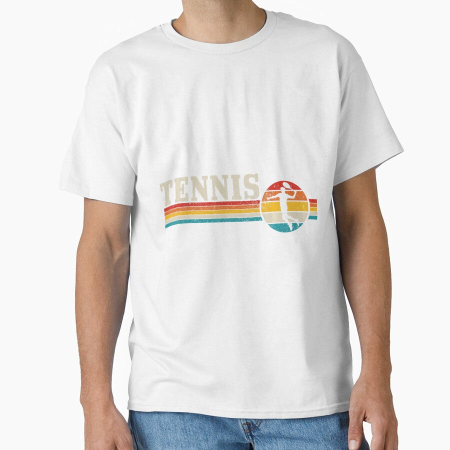 Vintage Tennis Player Sports Retro Men Women Tennis by roselbktewaxmq