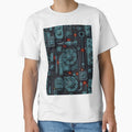 Cyberpunk Tech Panel – Dark Futuristic Industrial Pattern Art by DanjerBoi